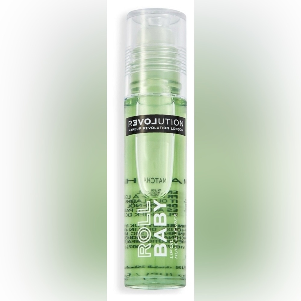 Revolution MATCHA Roller Ball Lip Oil Roll Baby New In Box